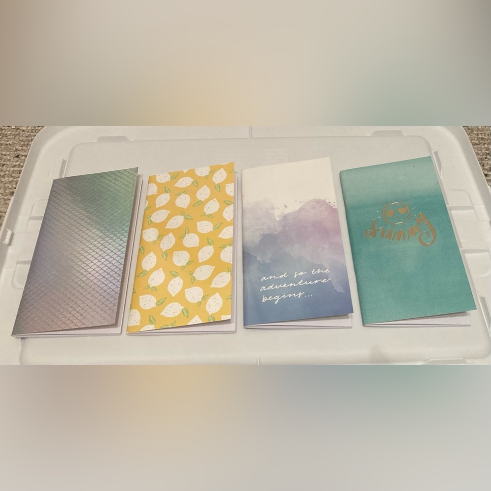 SOLD 4 notebooks/journals (new) SOLD